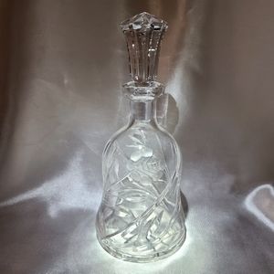 Rare Vintage Beyer Lead Crystal Decanter